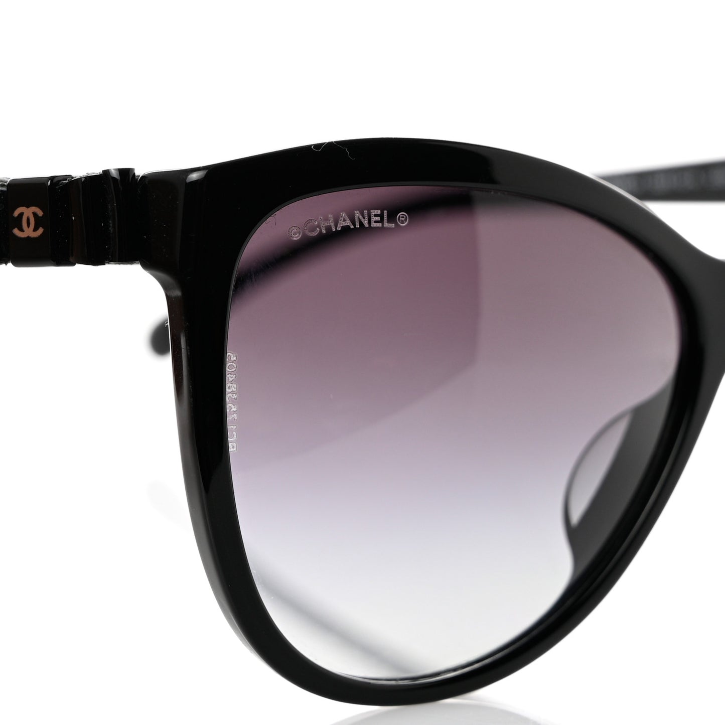 Acetate CC Bow Sunglasses Black