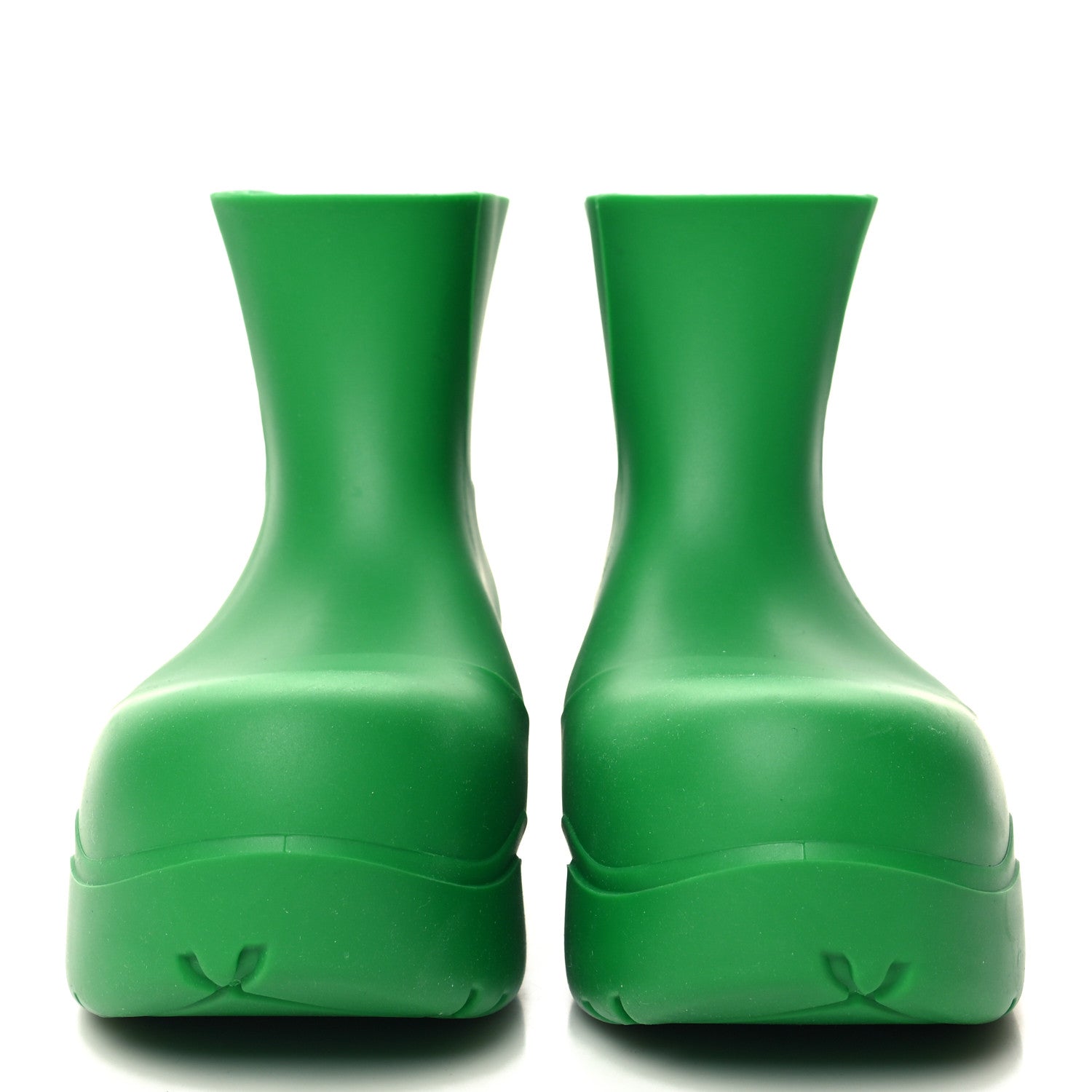 Bottega Veneta Rubber Puddle Ankle Boots 37 Grass 2 of 8