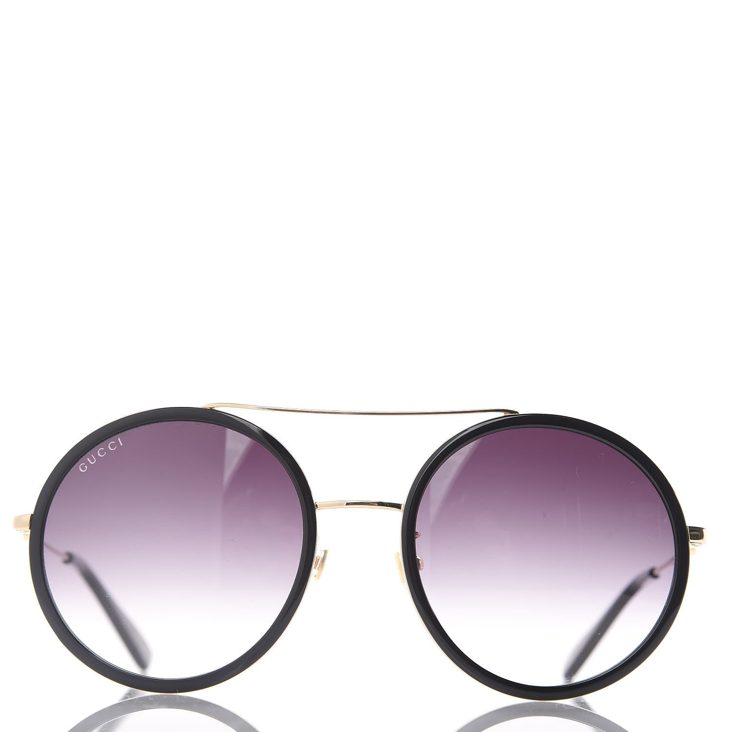 Gucci Round Frame Sunglasses GG0061S Black 4 of 6