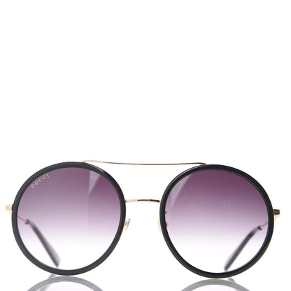 Gucci Round Frame Sunglasses GG0061S Black 4 of 6