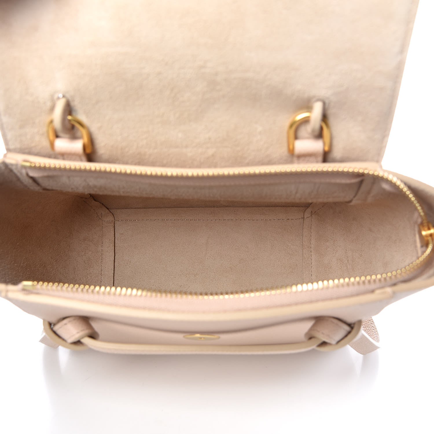 Celine Grained Calfskin Nano Belt Bag Taupe 7 of 10