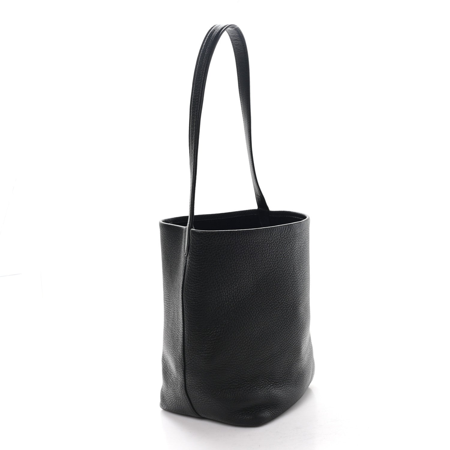 The Row Grained Calfskin Medium N/S Park Tote Black 3 of 10