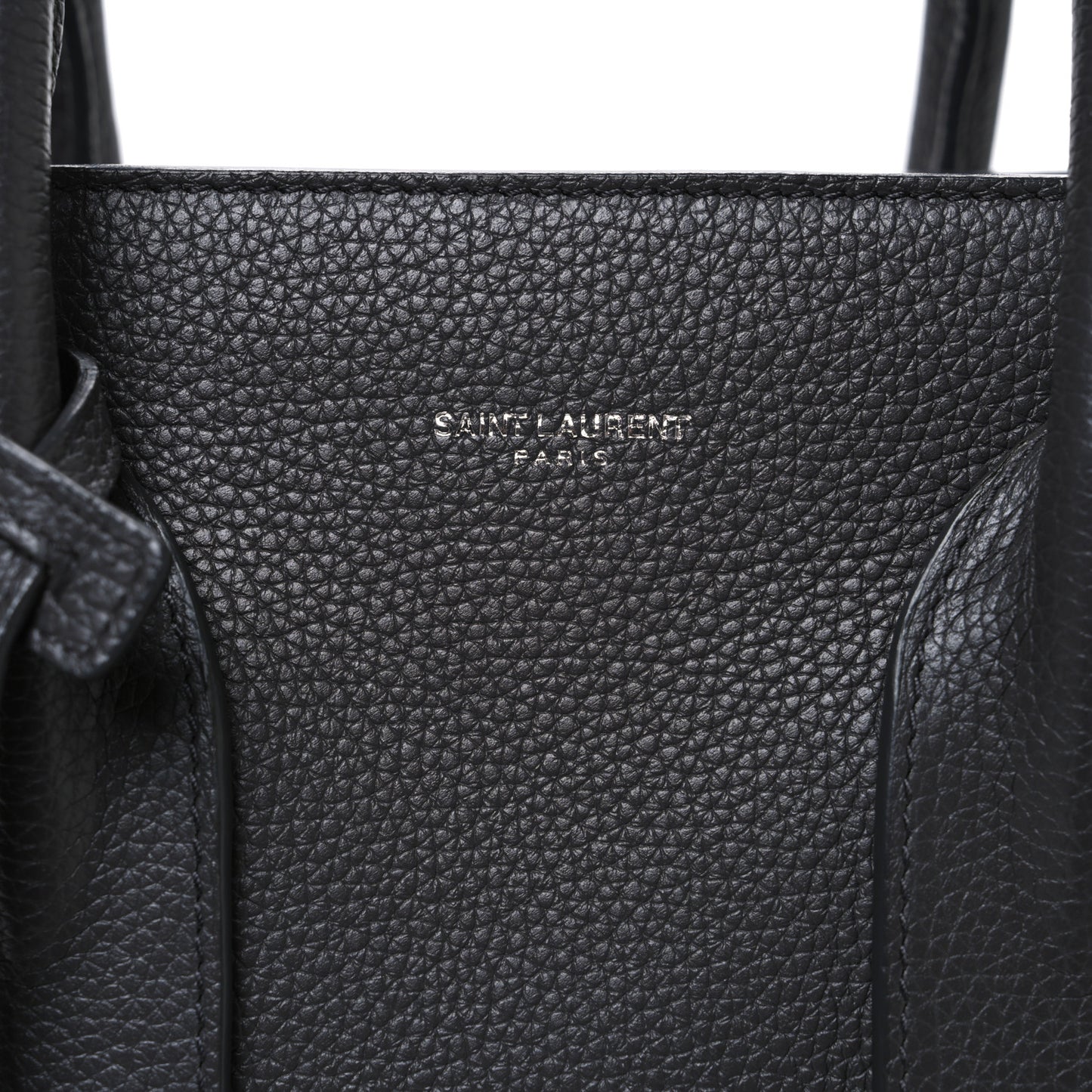 Grained Calfskin Small Supple Sac De Jour Fog