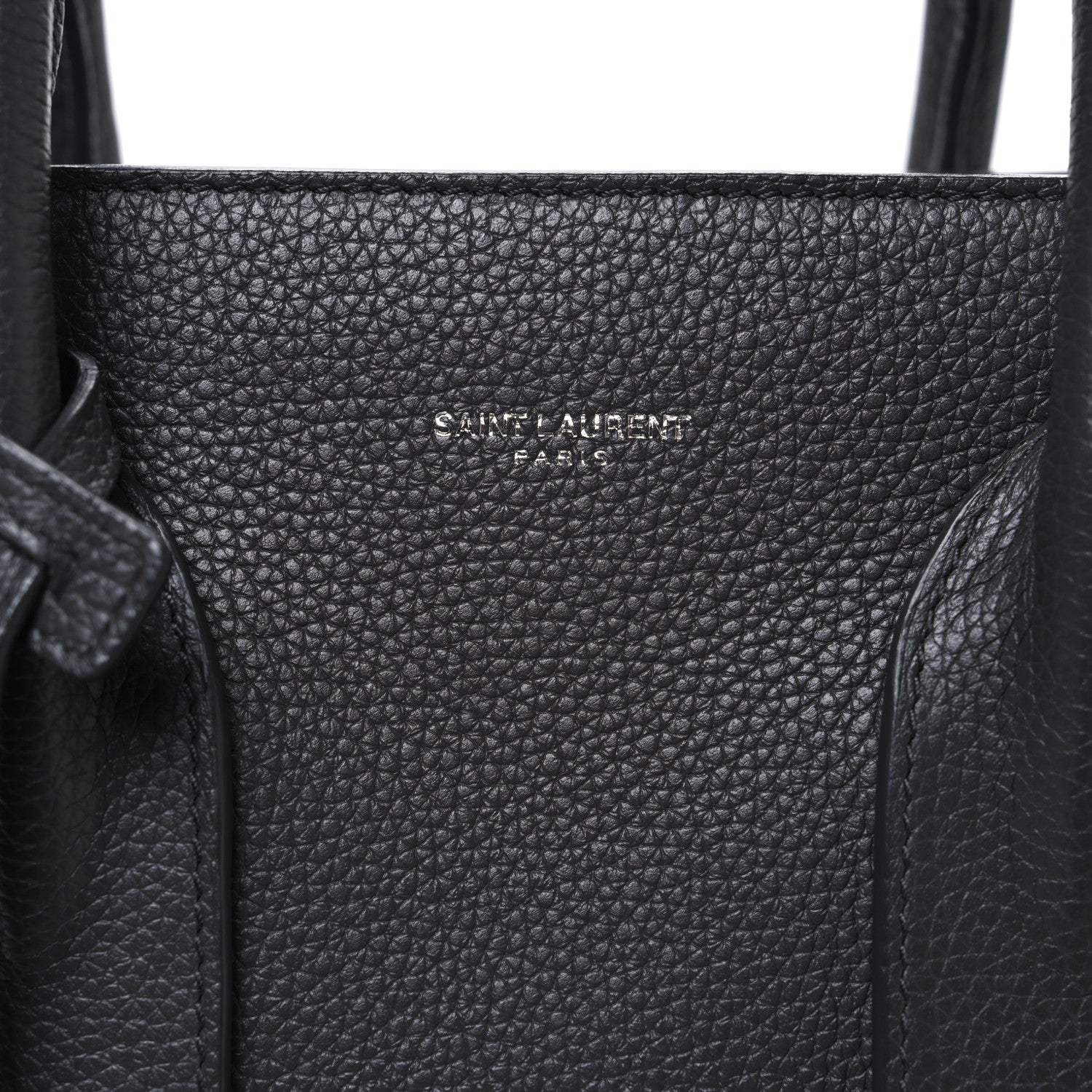 Saint Laurent Grained Calfskin Small Supple Sac De Jour Fog 9 of 14