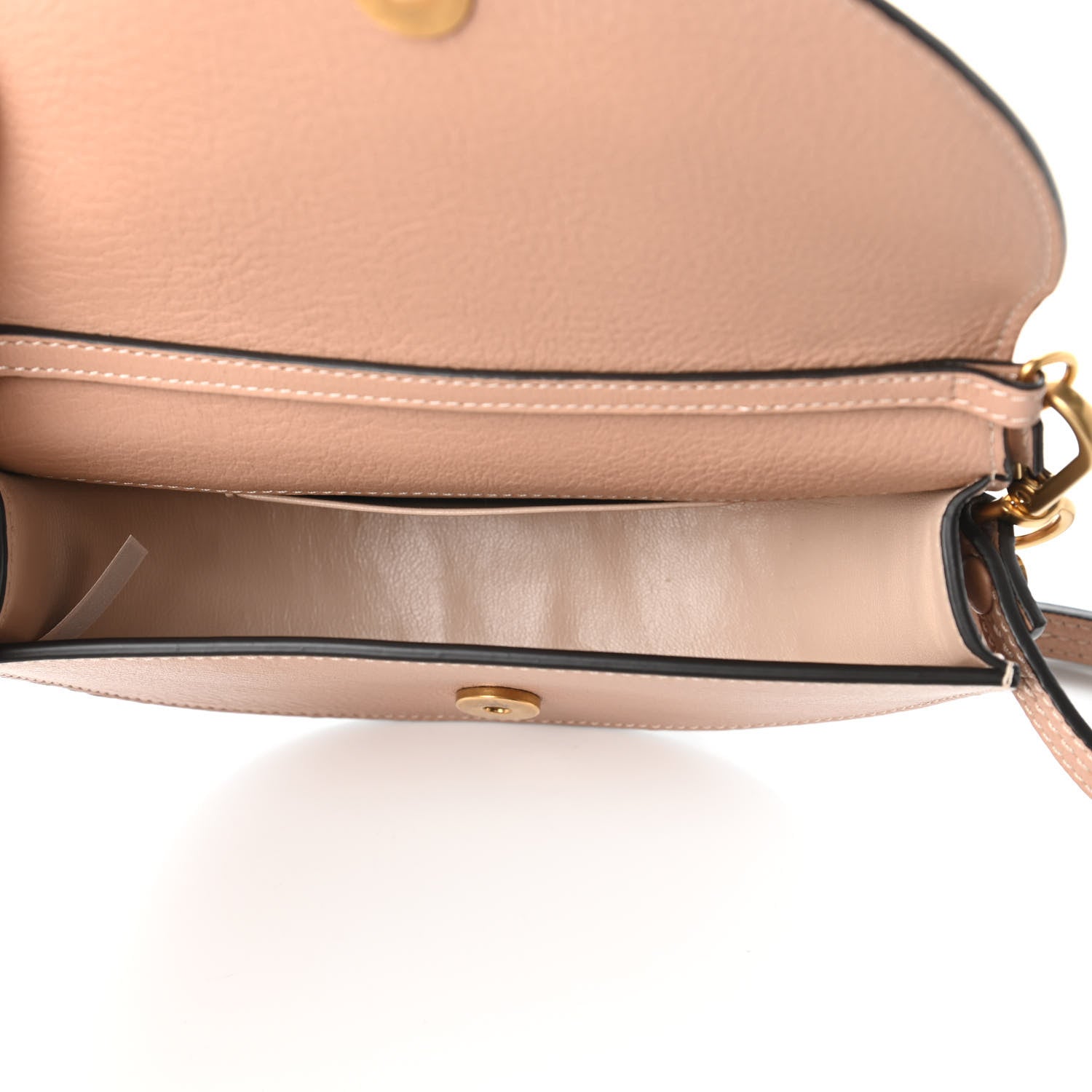 Chloe Calfskin Small Nile Bracelet Minaudiere Bag Biscotti Beige 5 of 11