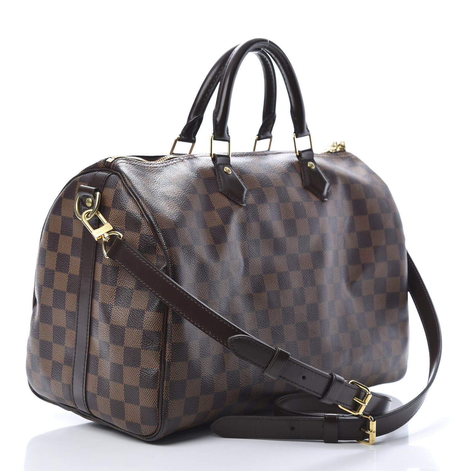Louis Vuitton Damier Ebene Speedy Bandouliere 35 3 of 17