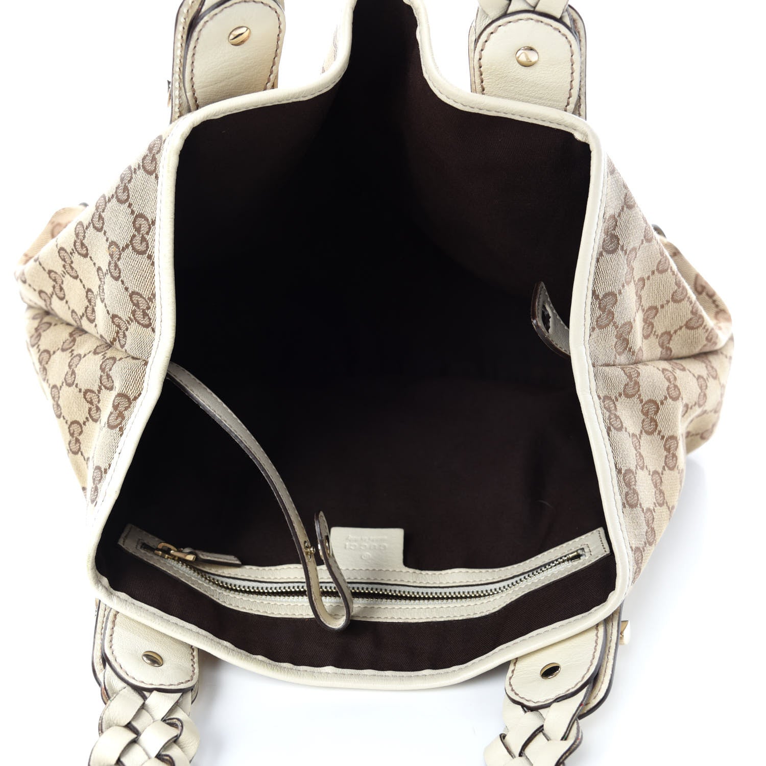Gucci Monogram Small Pelham Shoulder Bag Off White 5 of 10