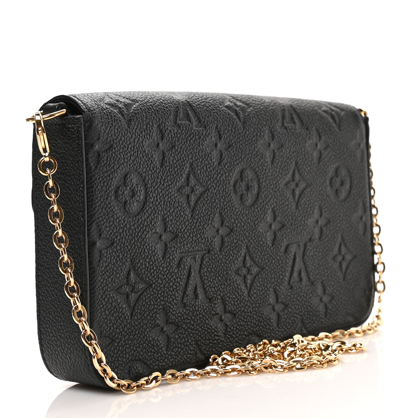 Empreinte Pochette Felicie Chain Wallet Black