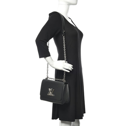 Louis Vuitton Epi Twist Shoulder Bag MM Black 2 of 9