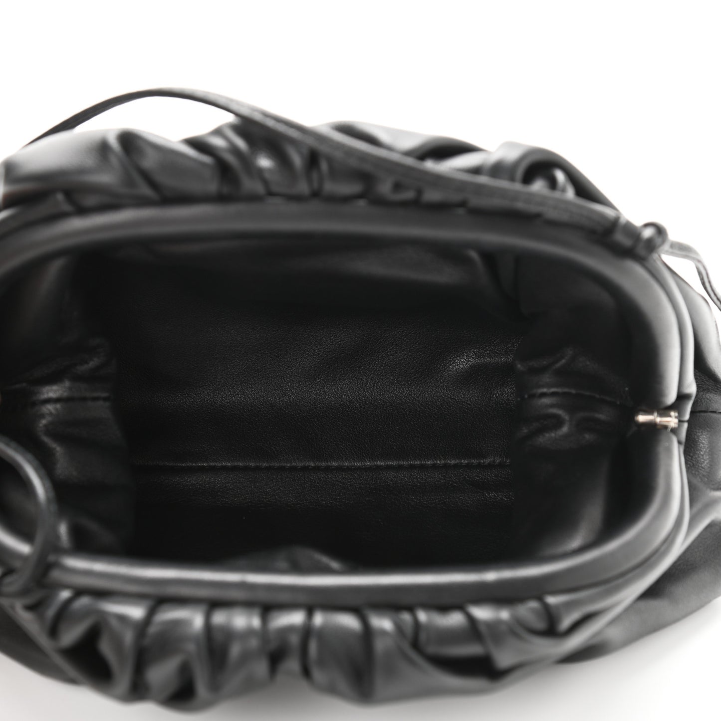 Butter Calfskin The Mini Pouch Black