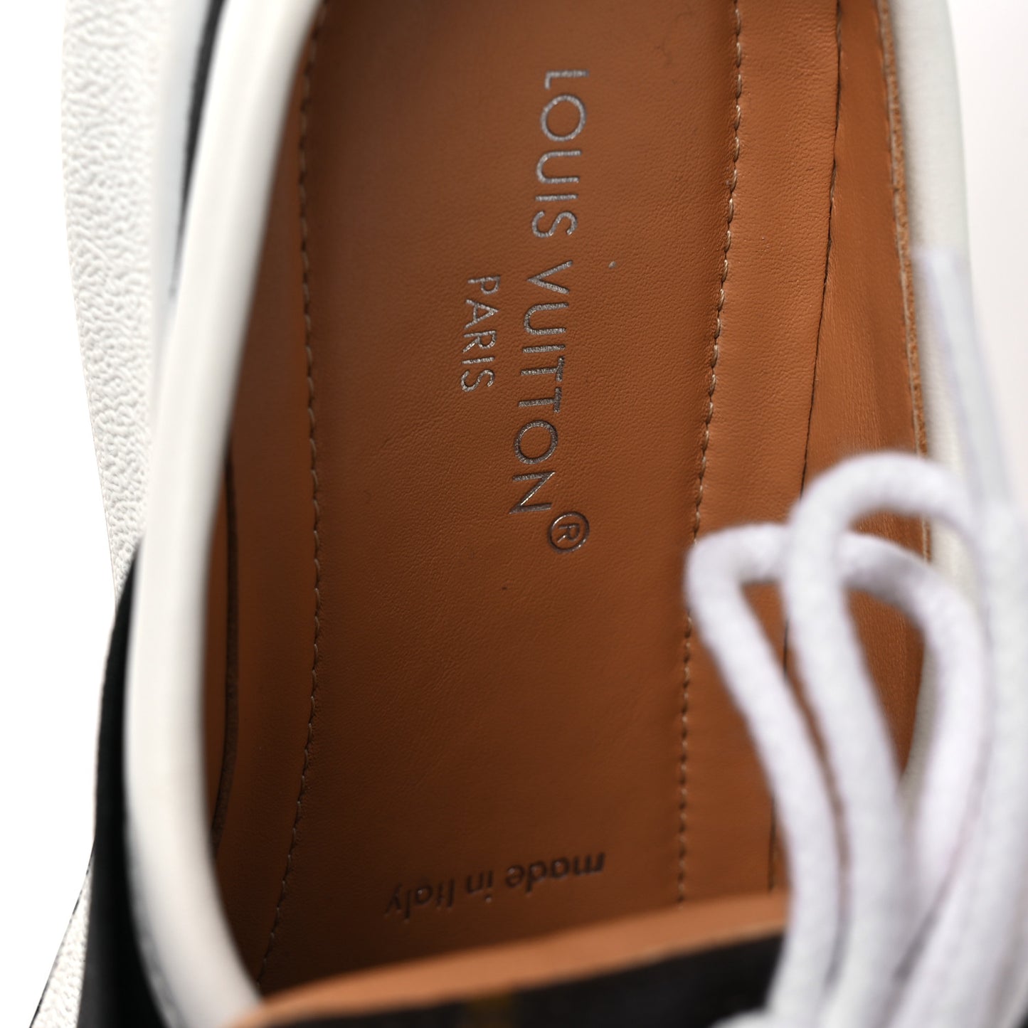 Monogram Suede Calfskin Lous Open Back Sneakers 37.5 Black