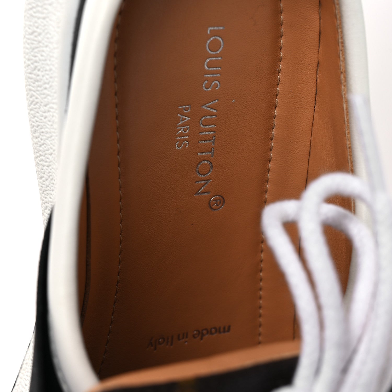 Louis Vuitton Monogram Suede Calfskin Lous Open Back Sneakers 37.5 Black 9 of 10