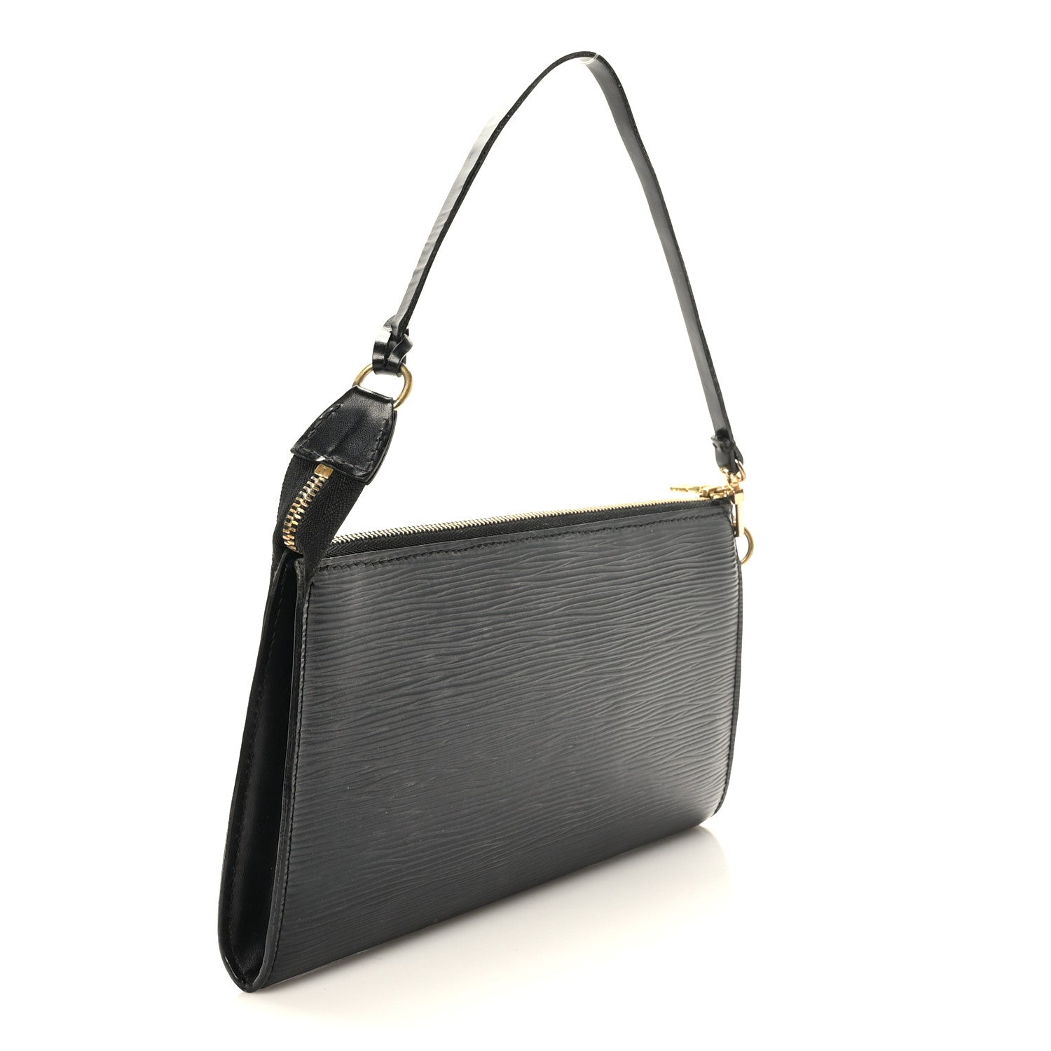Louis Vuitton Epi Pochette Accessories 24 Black 3 of 9