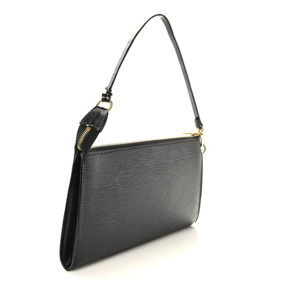 Louis Vuitton Epi Pochette Accessories 24 Black 3 of 9