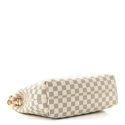 Louis Vuitton Damier Azur Graceful PM Rose Ballerine 4 of 11