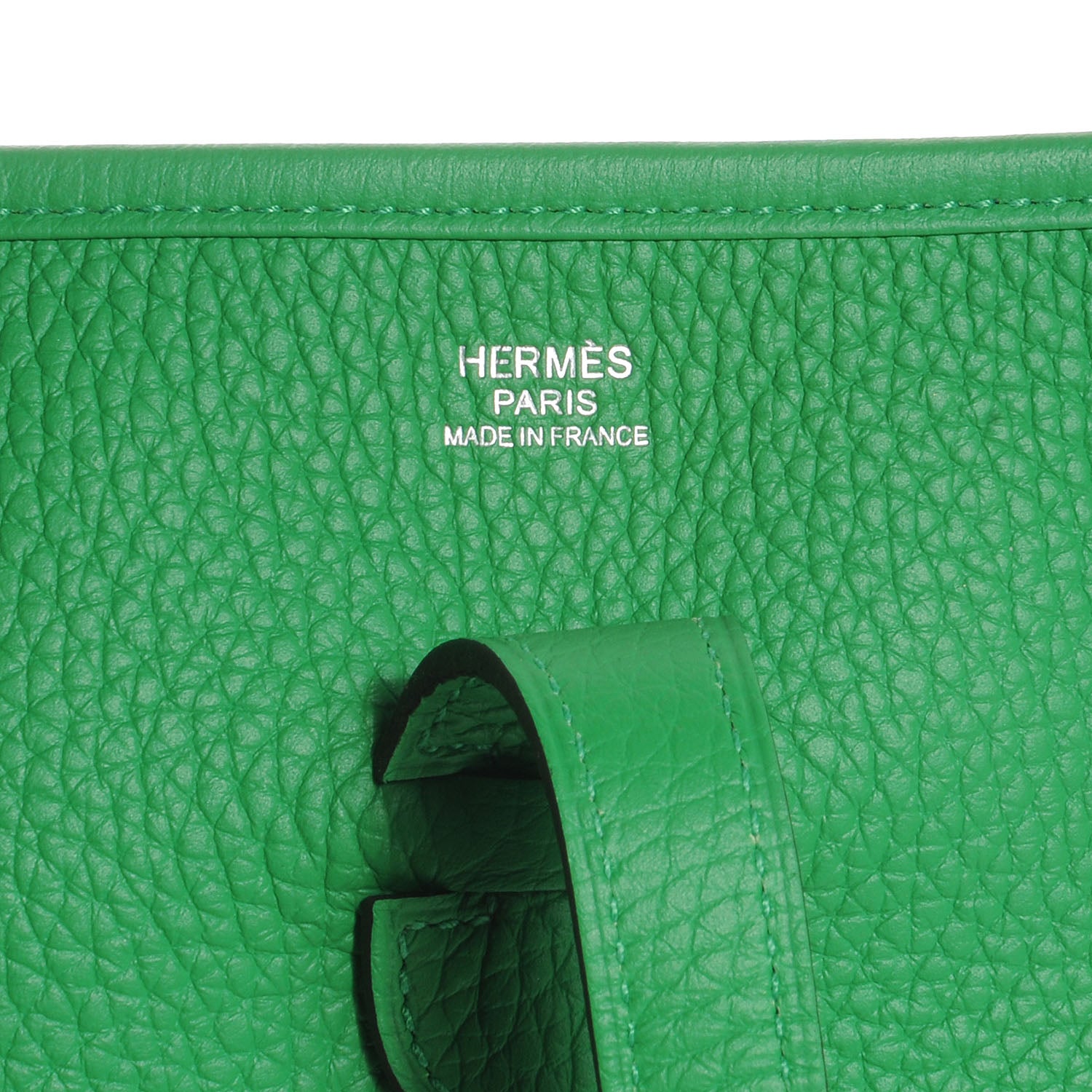 Hermes Taurillon Clemence Evelyne III PM Bambou 7 of 8