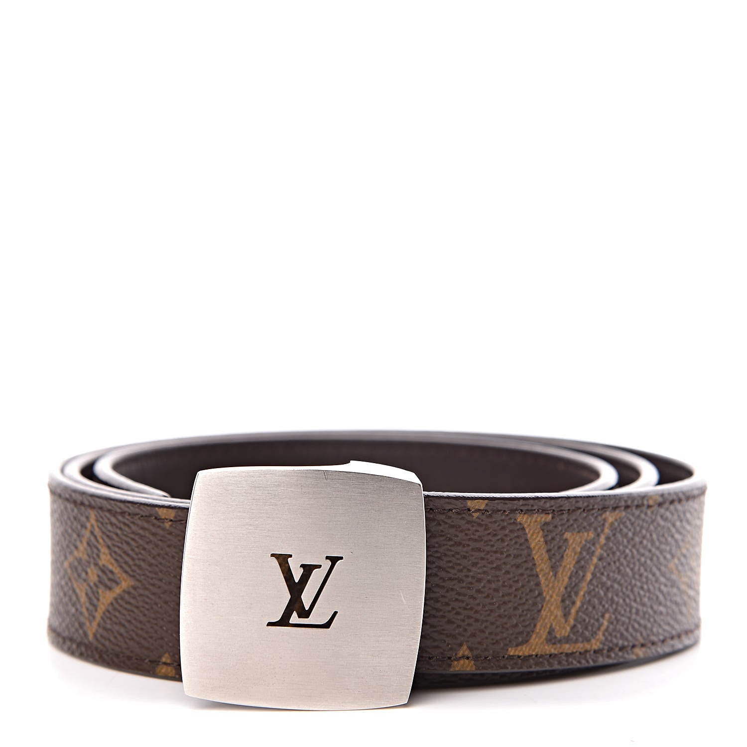 Louis Vuitton Monogram LV Cut Reversible Belt 85 34 1 of 7