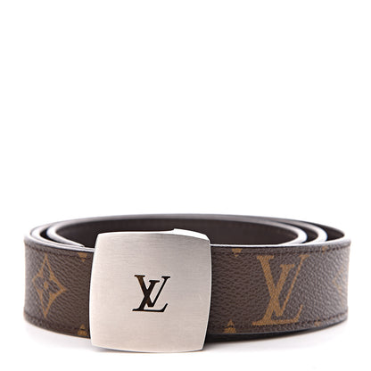 Louis Vuitton Monogram LV Cut Reversible Belt 85 34 1 of 7