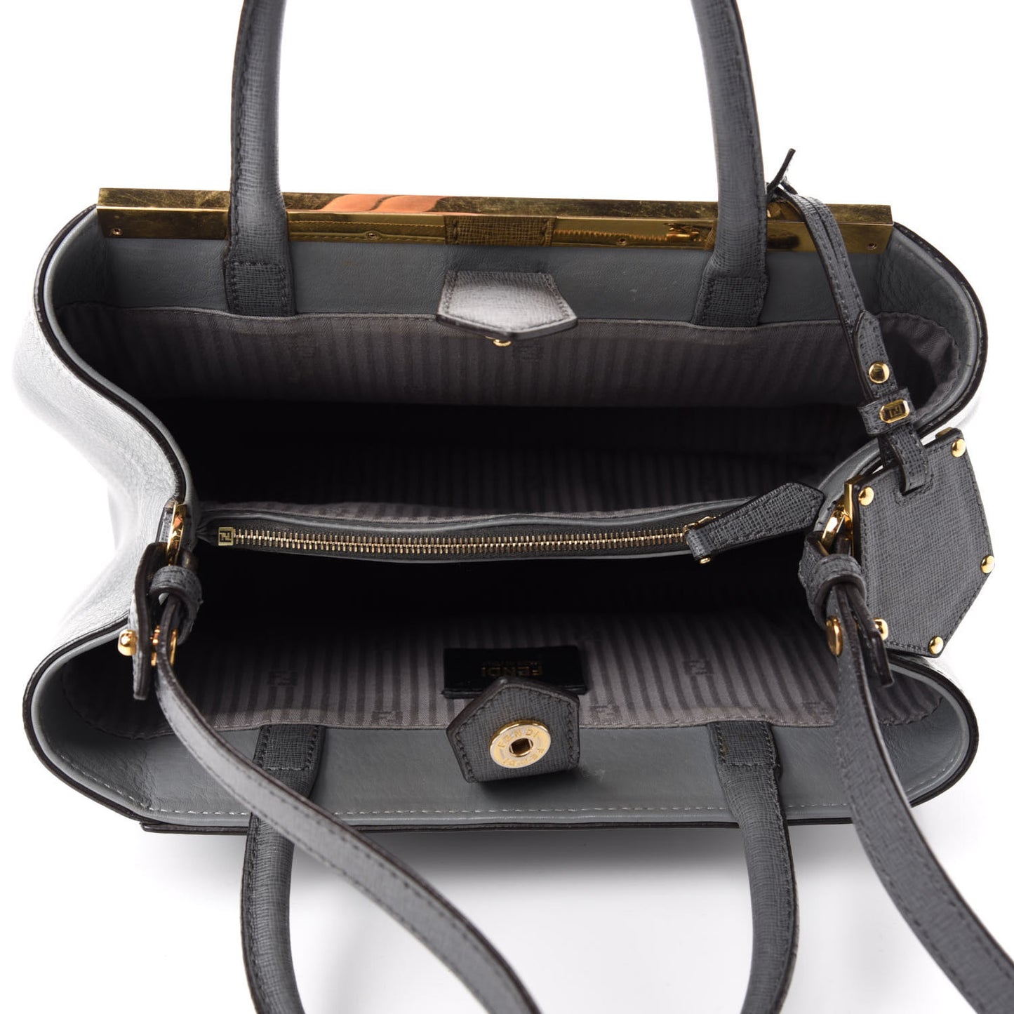 Vitello Elite Petite 2Jours Tote Grigio Grigio Chiaro
