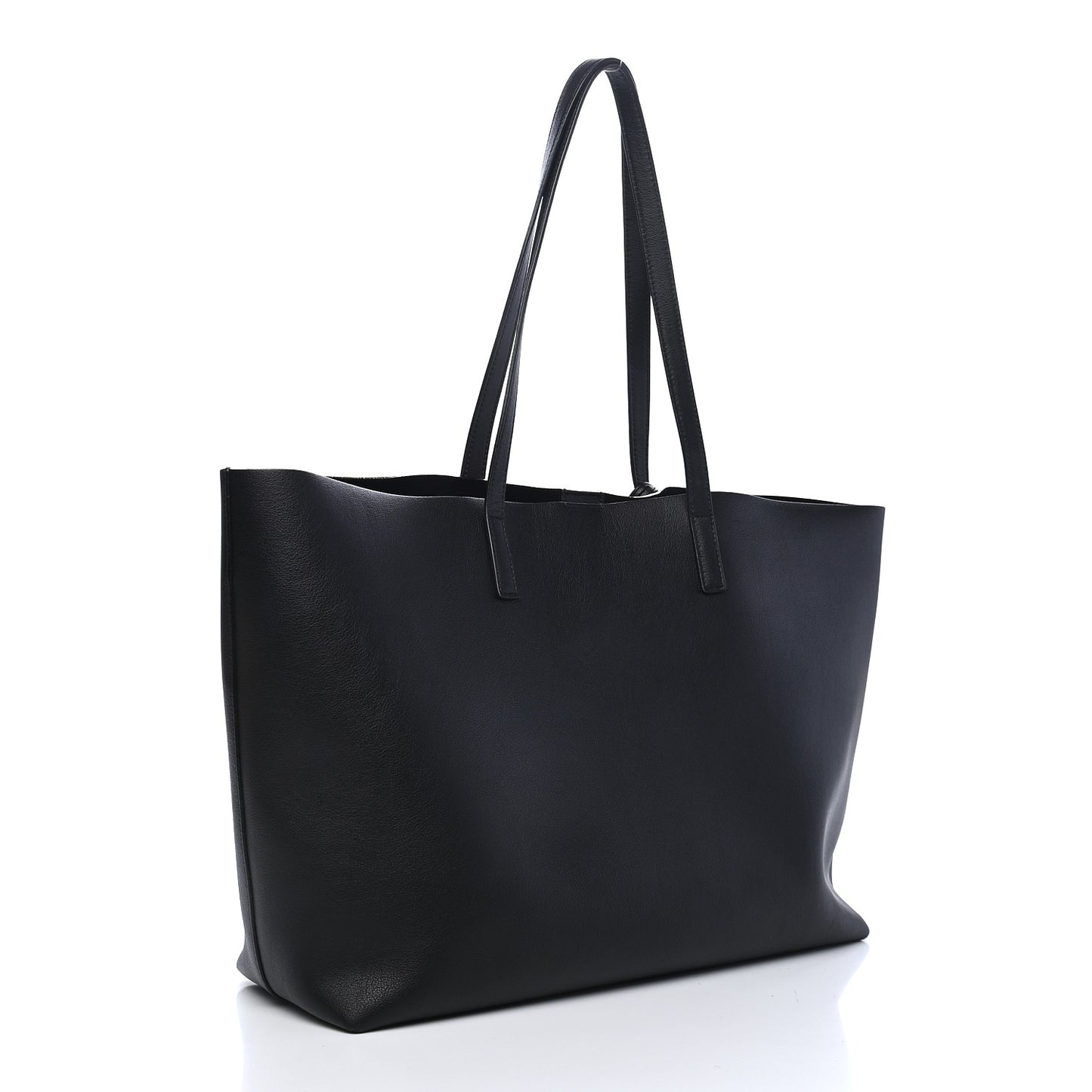 Calfskin Large Shopping Tote Black
