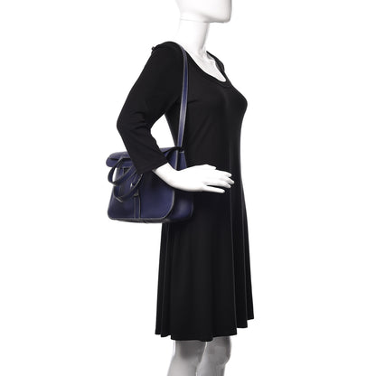 Hermes Taurillon Clemence Halzan 31 GM Bleu Encre 3 of 10
