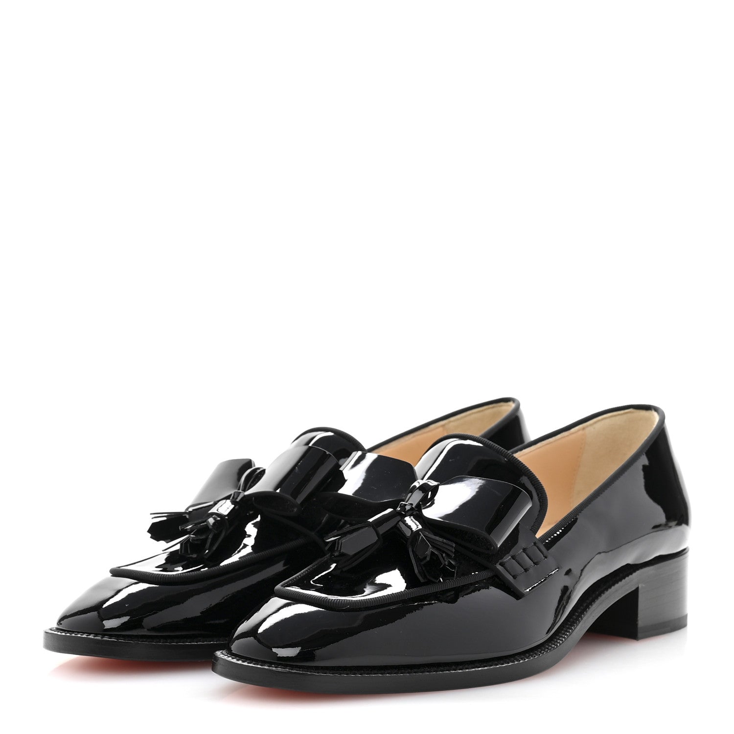 Christian Louboutin Patent Carmela Loafers 36.5 Black 4 of 11