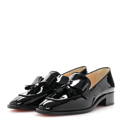 Christian Louboutin Patent Carmela Loafers 36.5 Black 4 of 11