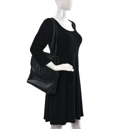 Chanel Caviar CC Shoulder Bag Black 2 of 19