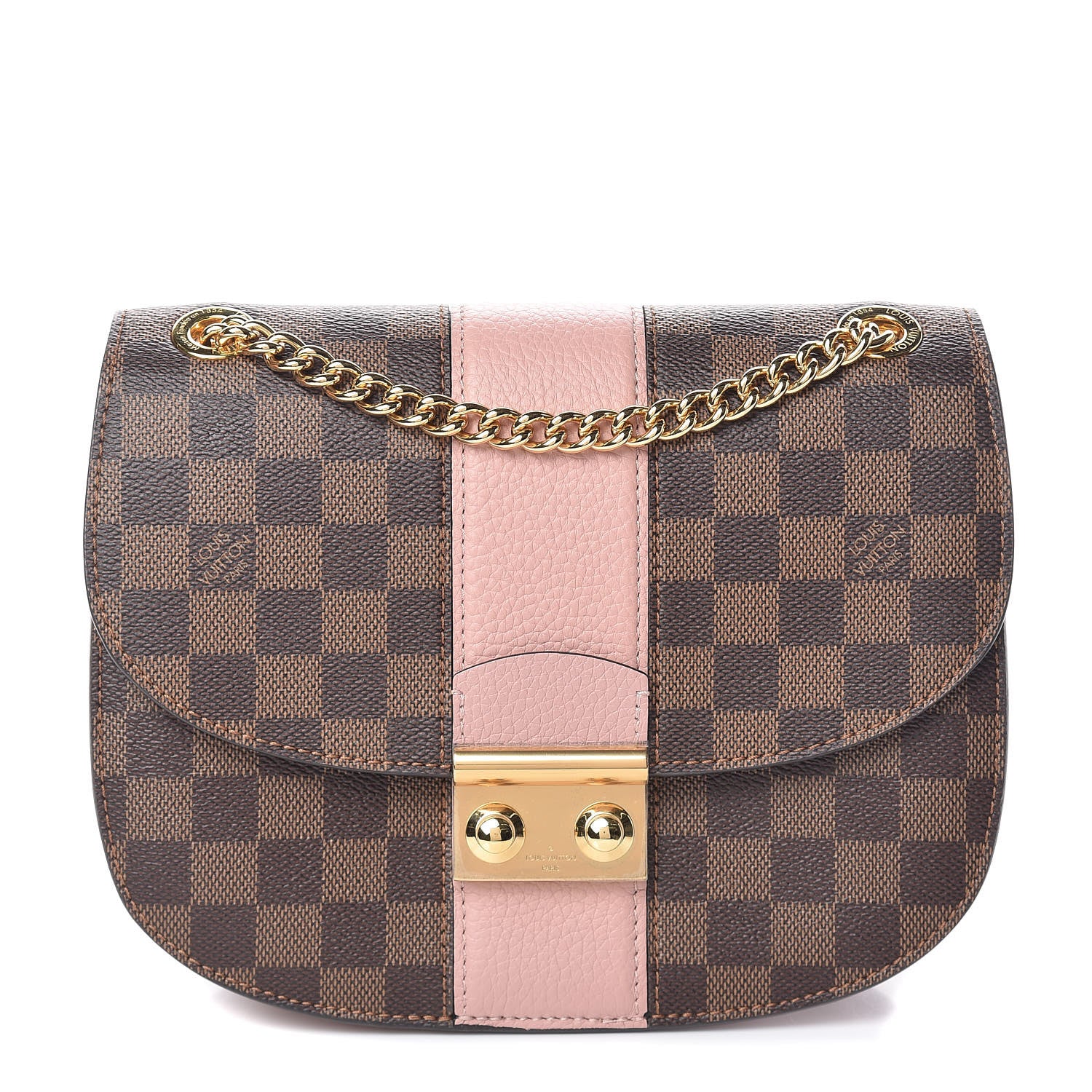Louis Vuitton Damier Ebene Cuir Taurillon Wight Magnolia 1 of 12