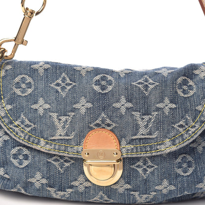 Louis Vuitton Monogram Denim Mini Pleaty Blue 8 of 11
