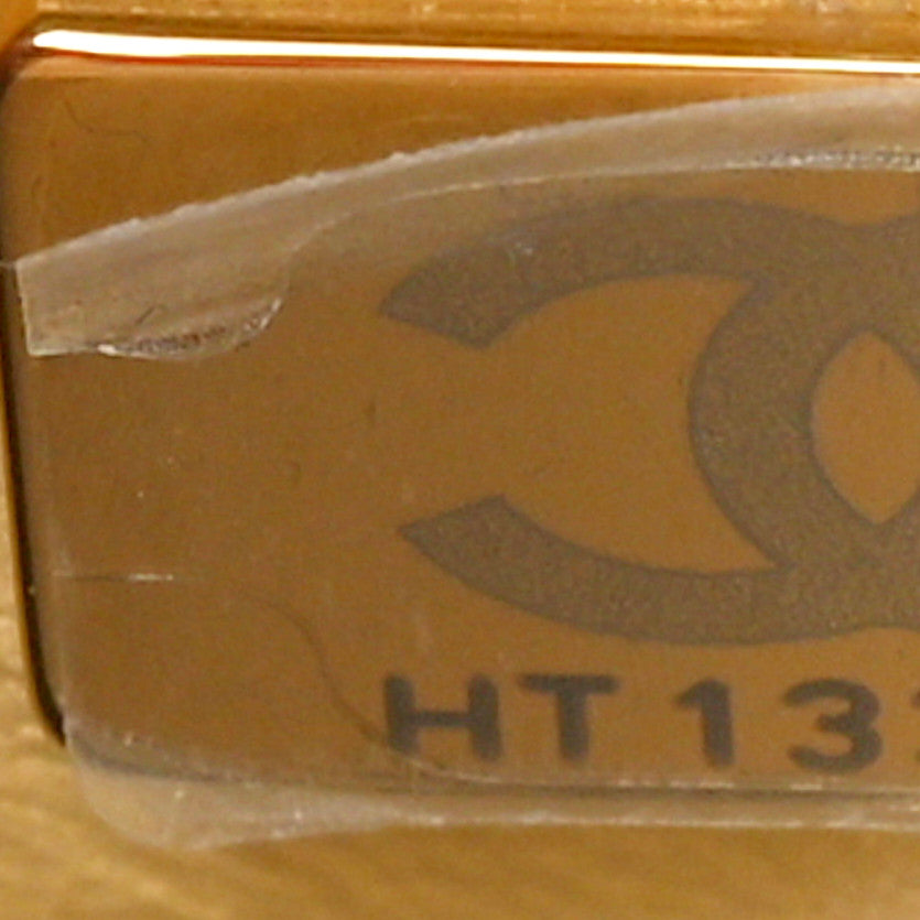 Chanel Caviar Quilted Mini Coco Handle Flap Yellow 6 of 9