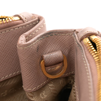 Prada Saffiano Small Galleria Double Zip Tote Cammeo 13 of 16