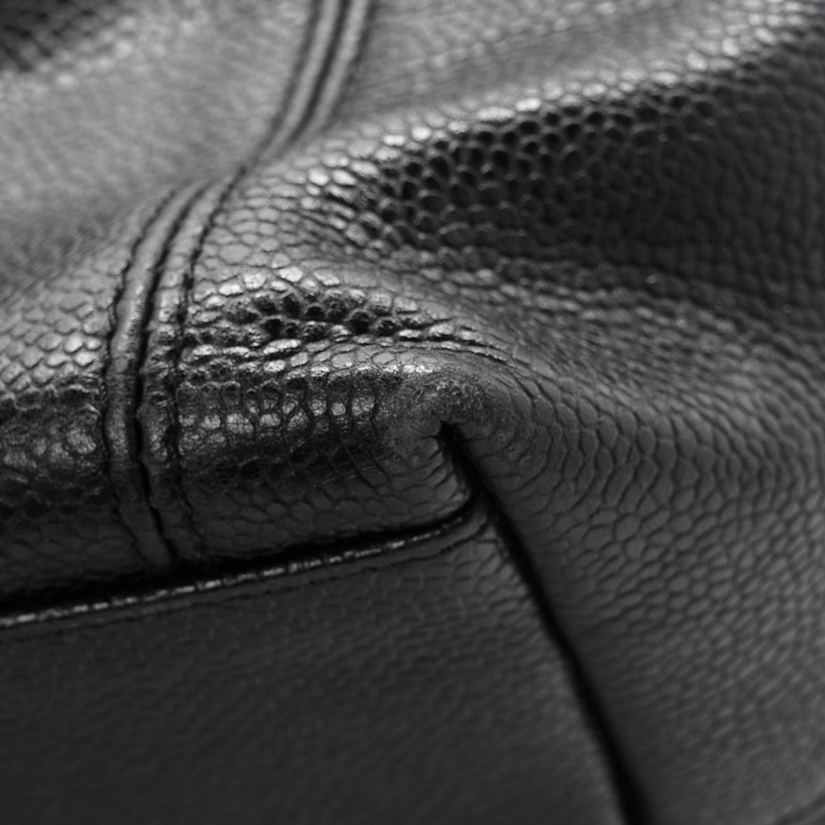 Chanel Caviar CC Shopper Tote Black 11 of 13