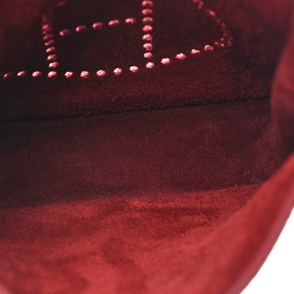 Hermes Taurillon Clemence Amazone Evelyne TPM Rouge H 5 of 11