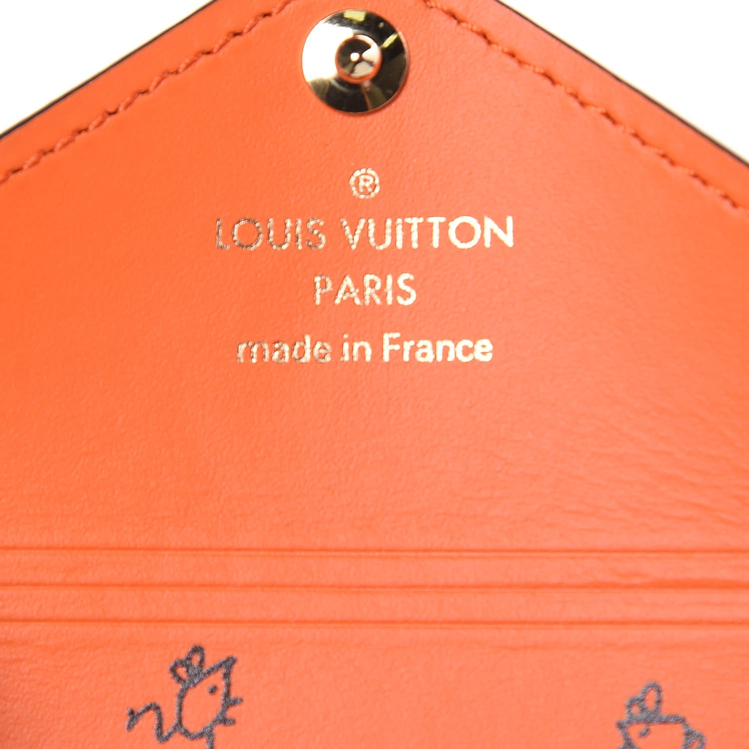 Louis Vuitton Catogram Small Kirigami Pochette Insert Black White 6 of 7