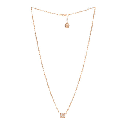 Hermes 18K Rose Gold Diamond Clou d'H Pendant Necklace 3 of 5