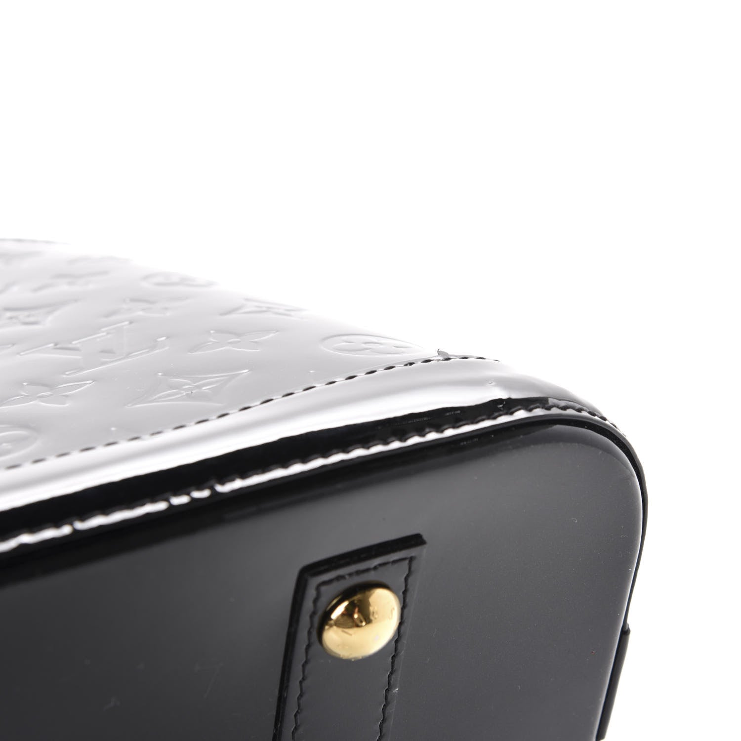 Louis Vuitton Vernis Alma PM Noir Magnetique 8 of 11