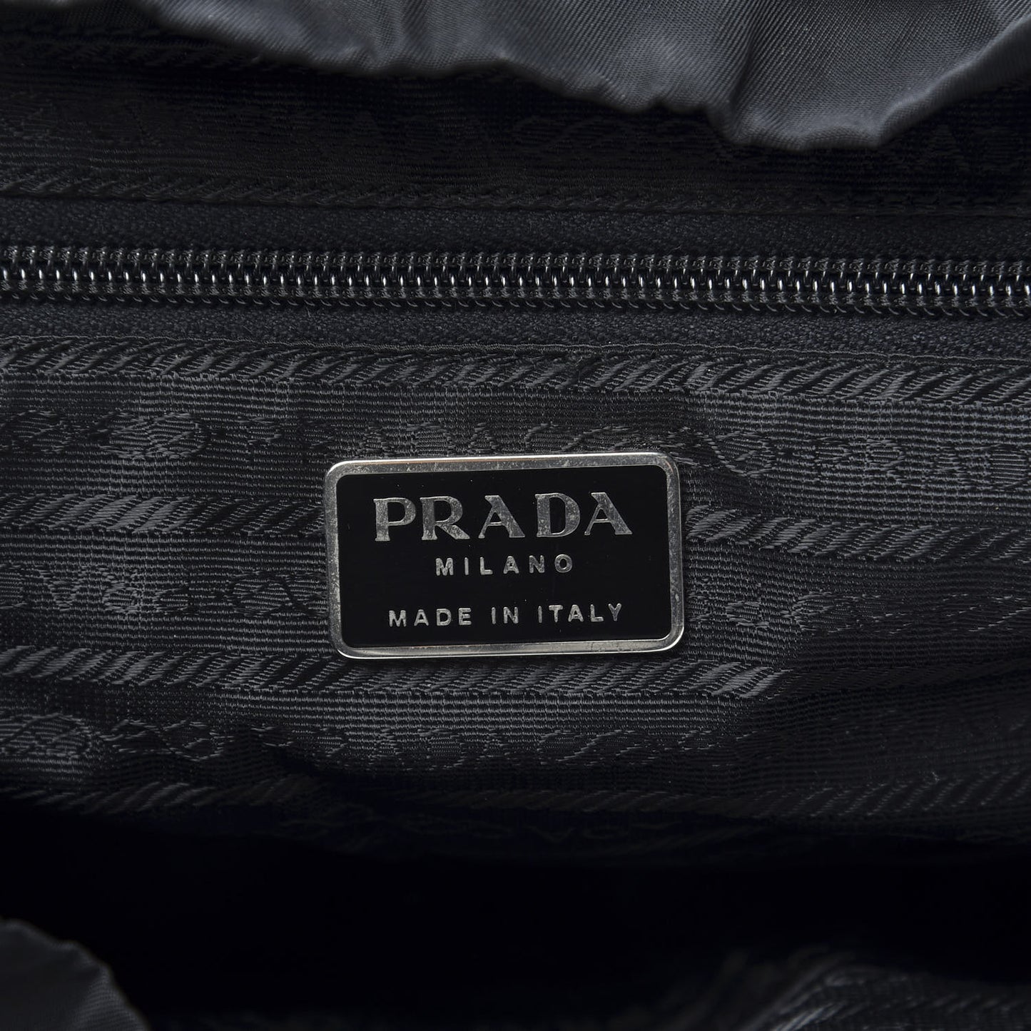 Nylon Vela Medium Backpack Black