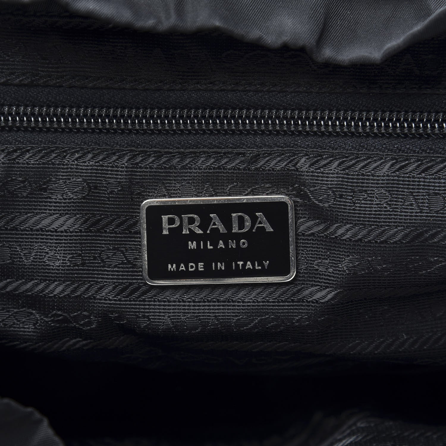 Prada Nylon Vela Medium Backpack Black 5 of 10
