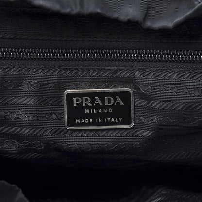 Prada Nylon Vela Medium Backpack Black 5 of 10