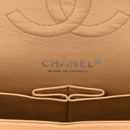 Chanel Caviar Quilted Medium Double Flap Beige 6 of 20