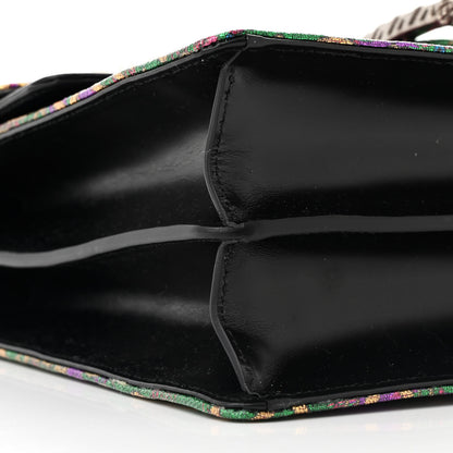 Gucci Brocade Crystal Embellished Medium Dionysus Shoulder Bag Multi 10 of 12