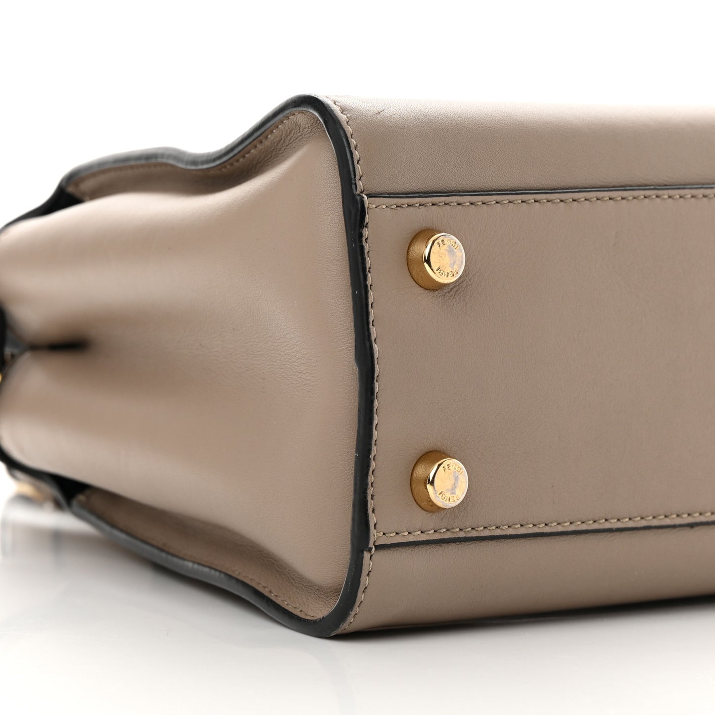Vitello Tahiti Burro Medium Peekaboo Iconic Essentially Satchel Tortora Black