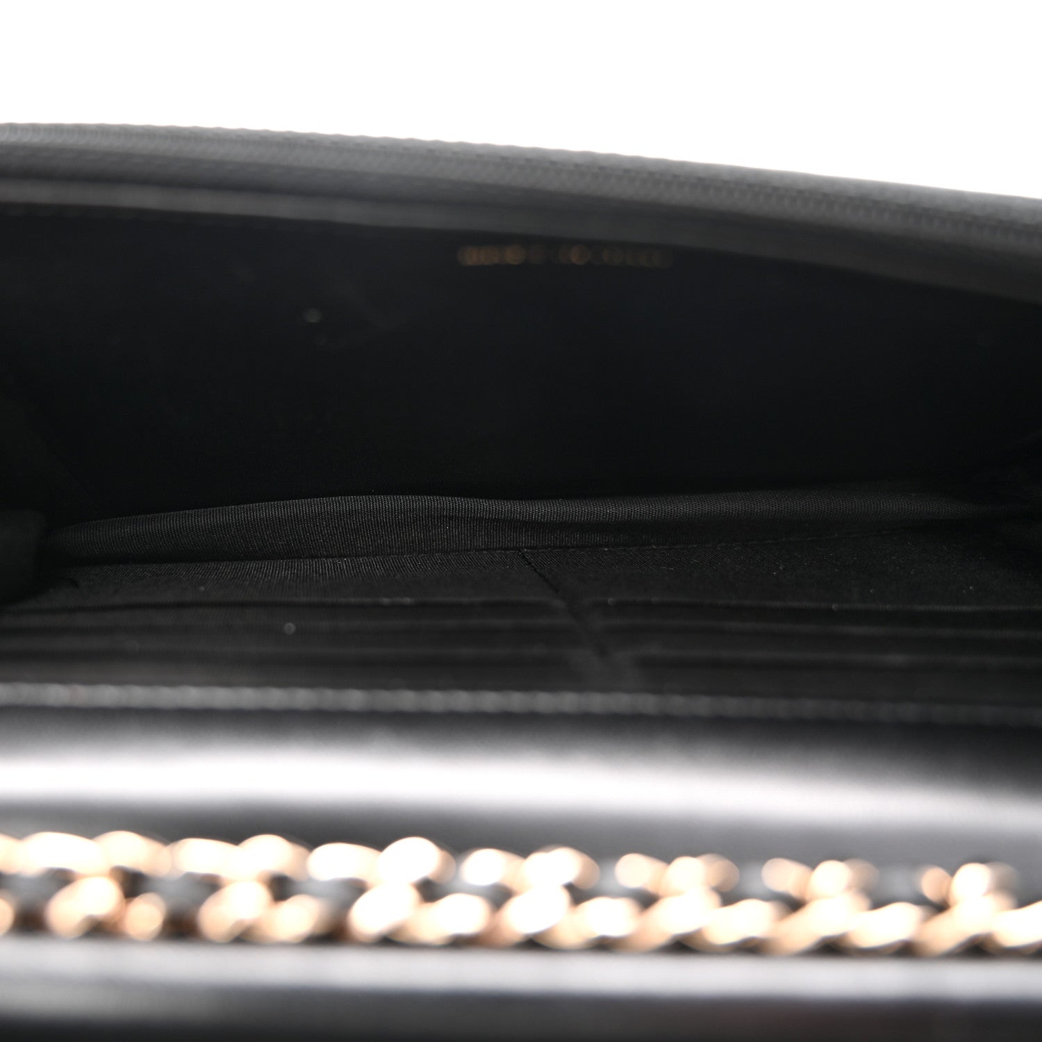 Chanel Lambskin Quilted Chain Around Wallet On Chain WOC Black 5 of 11