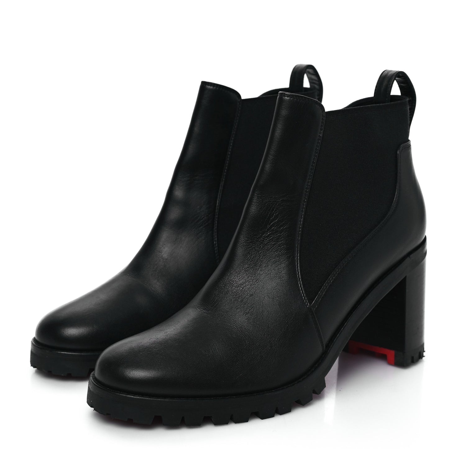 Calfskin Marchacroche 70 Chelsea Boots 38 Black