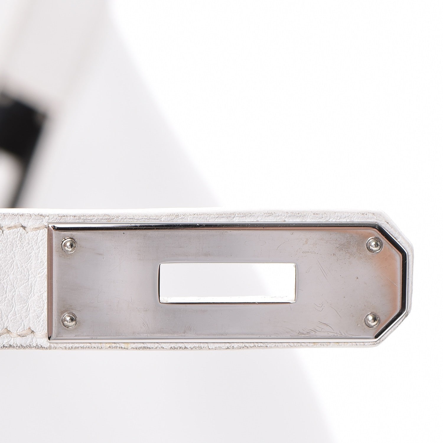 Hermes Taurillon Clemence Birkin 35 White 17 of 44