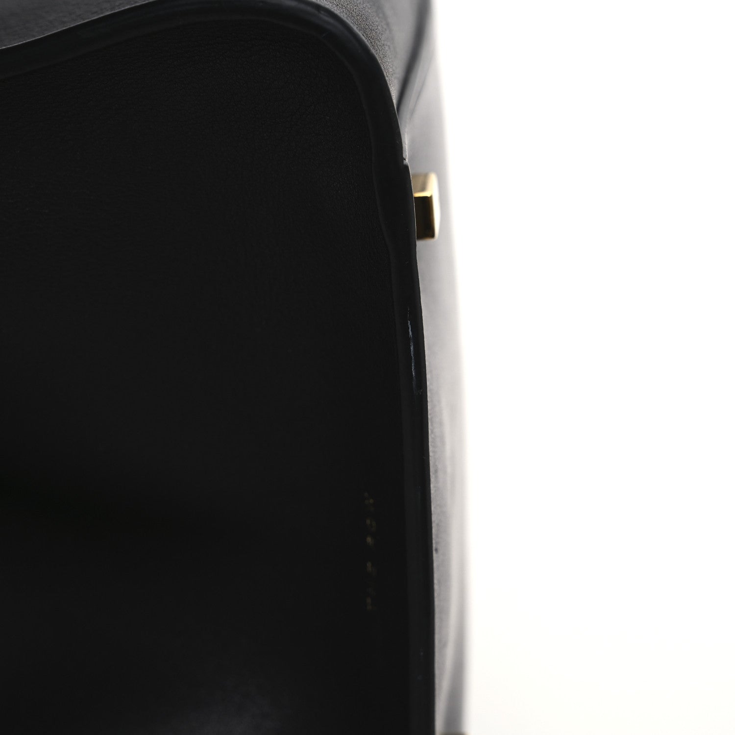 The Row Polished Saddle Calfskin Soft Margaux 10 Bag Black 13 of 13