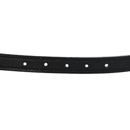 Hermes Swift Epsom 13mm Mini Laquee Reversible Belt 75 Black Gold 4 of 5