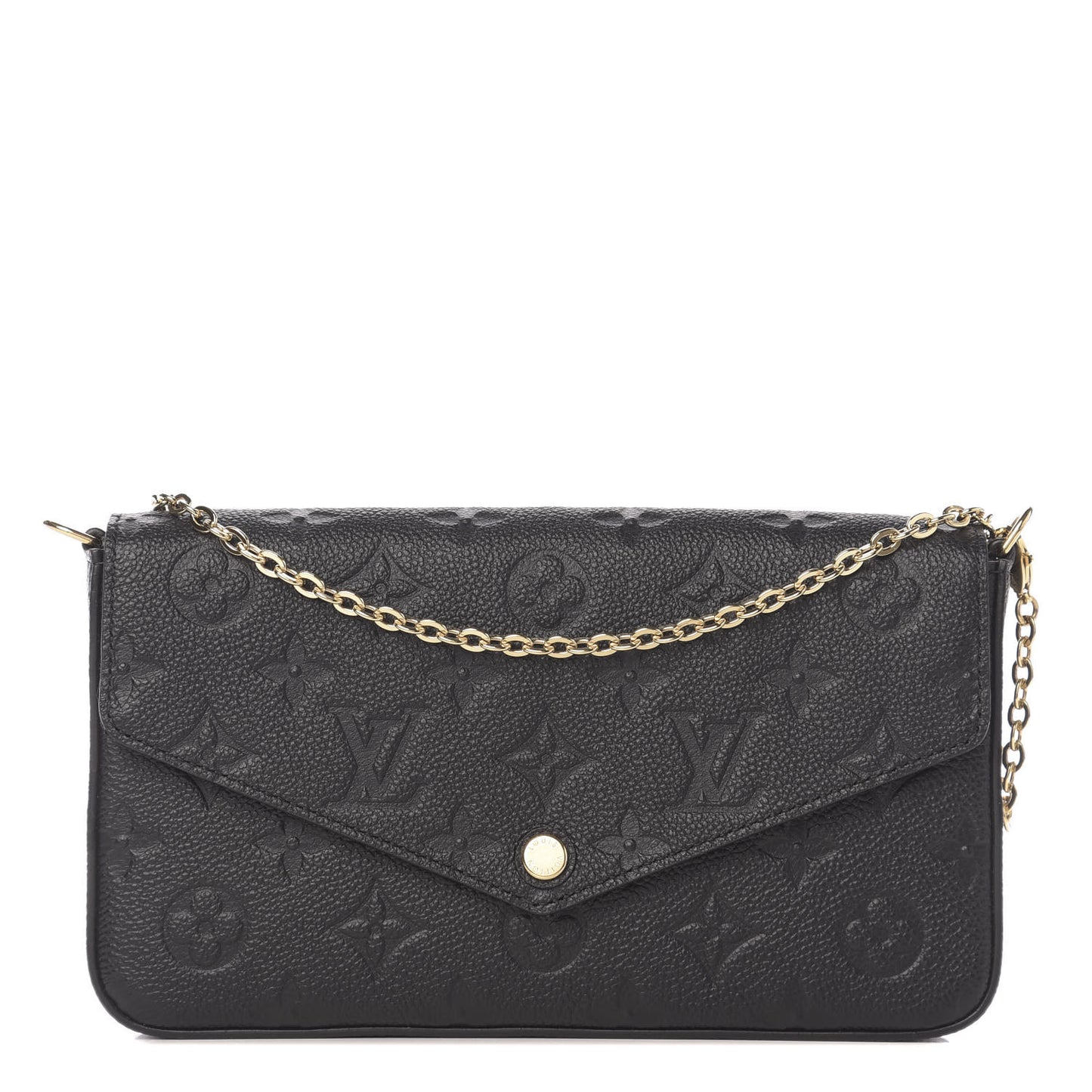 Empreinte Pochette Felicie Chain Wallet Black