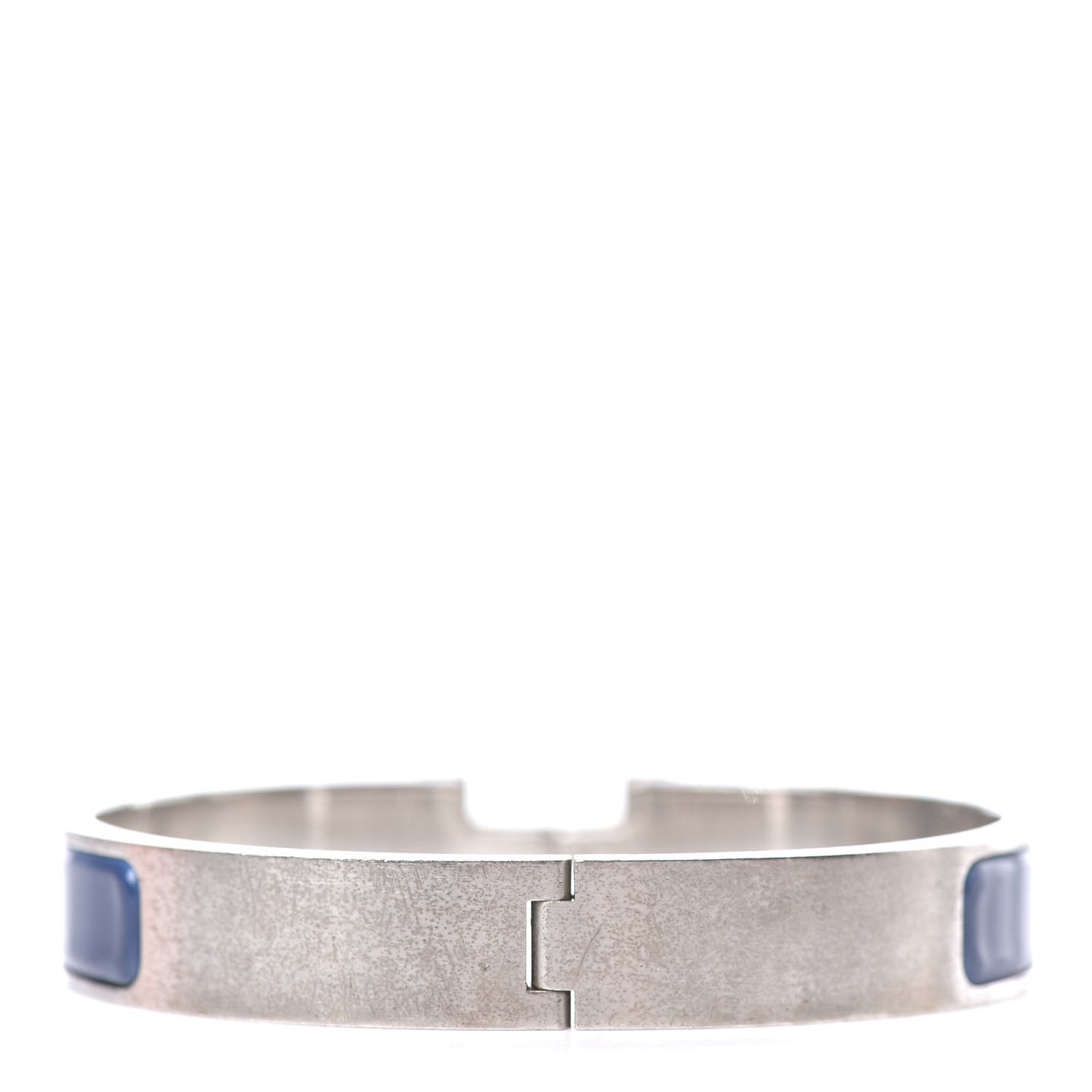 Matte Enamel Narrow Clic Clac HH Bracelet GM Indigo